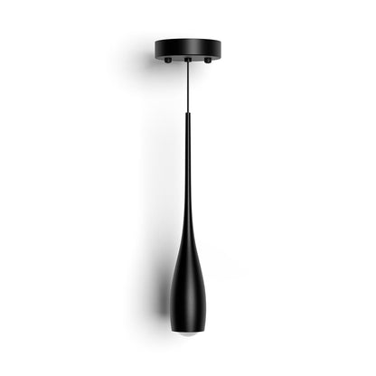 Hanging Ceiling Fixture 12 in Drop Shade Aluminum 12W Adjustable Height for Kitchen Island Dining Bedroom Study Home Decor Lighting