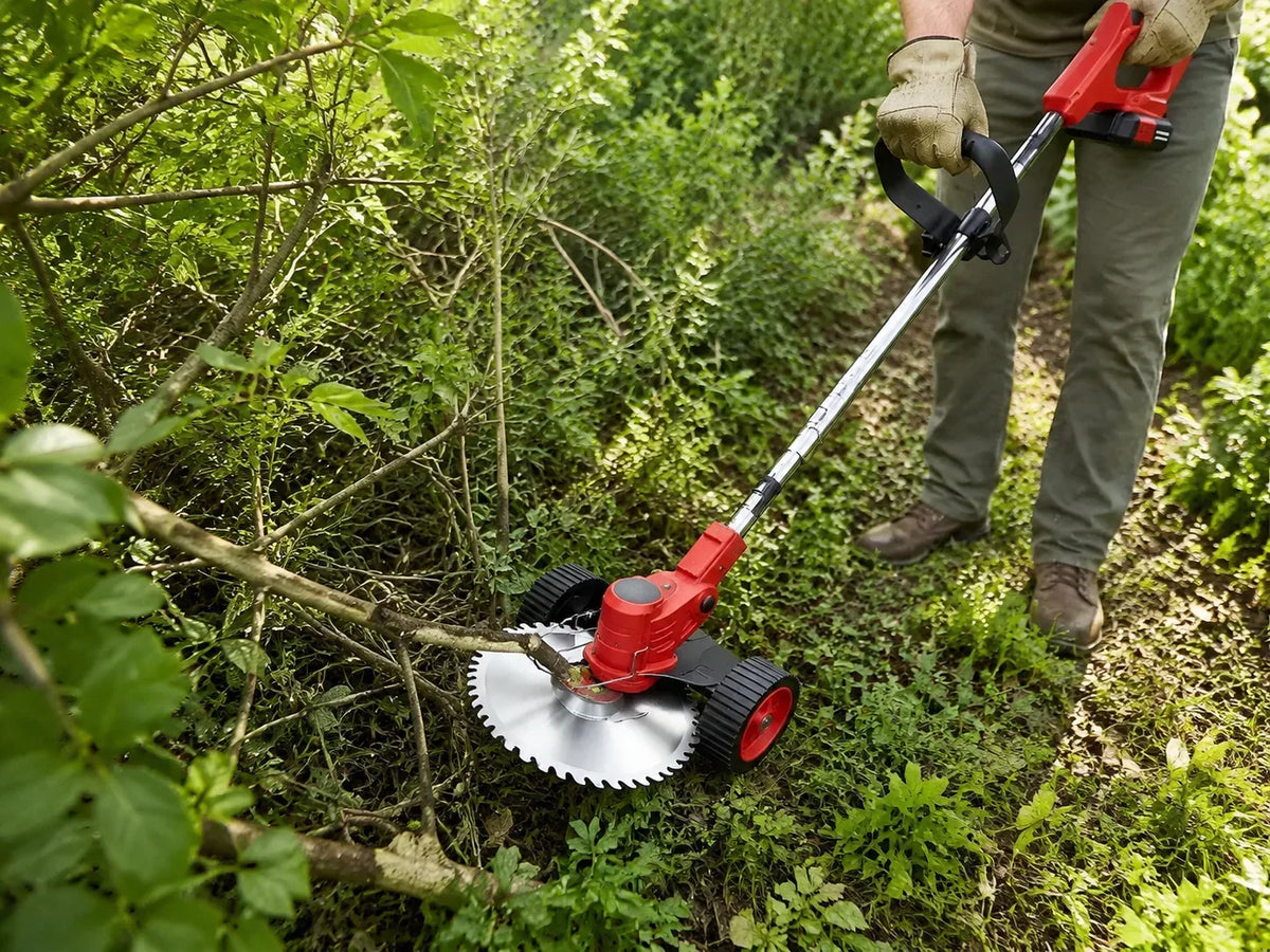 Electric Weed Eater, Electric Weed Wacker, Lawn Edger for Flower Beds, Battery Powered Grass Cutter, Brushless Battery Weed Trimmer