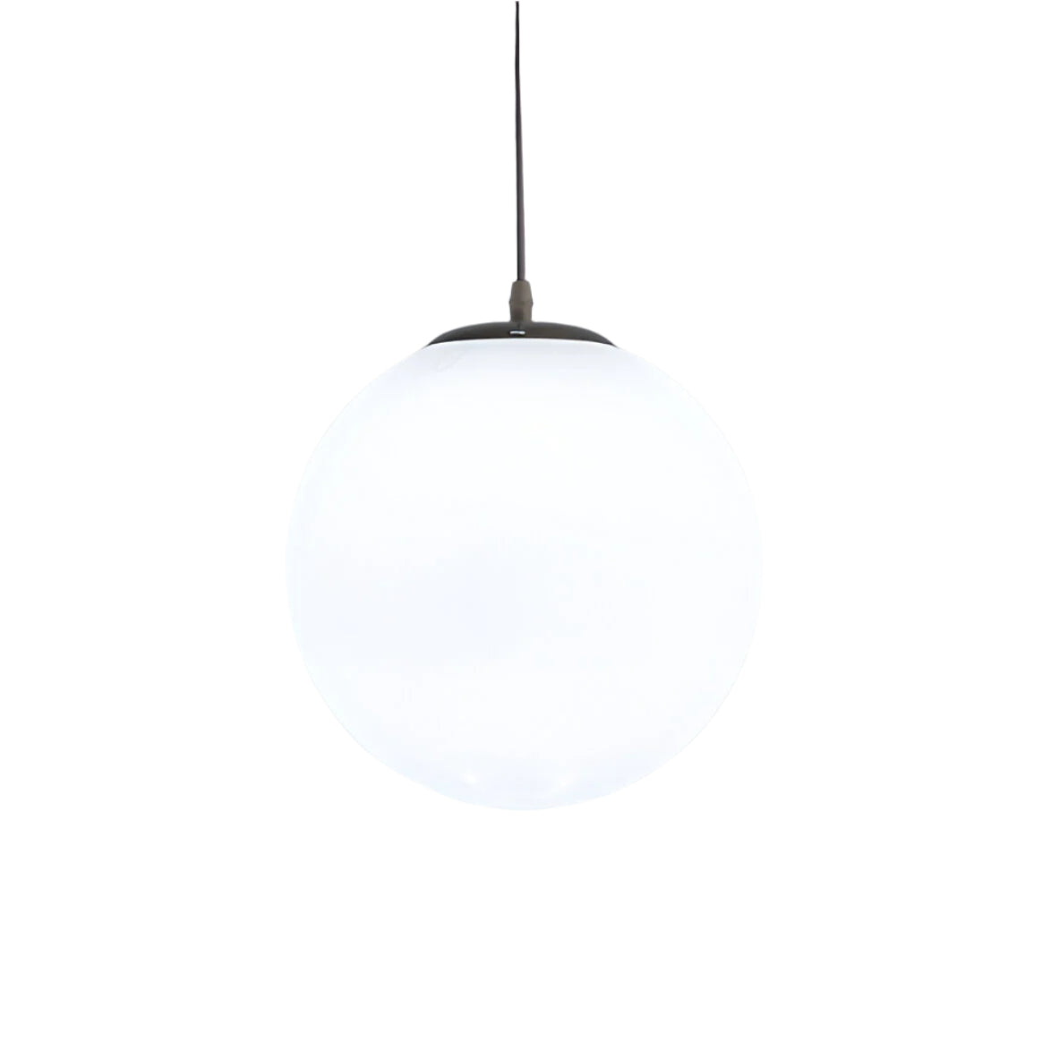 Frosted Glass Globe Hanging Light White Sphere Ceiling Fixture for Kitchen Island Dining Room Bedroom Adjustable Cord Modern Minimalist Desi