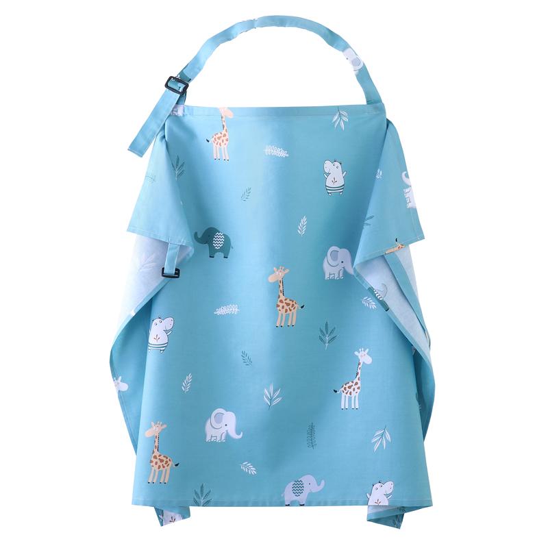 Breastfeeding Privacy Apron with Adjustable Neck Strap – Lightweight Cotton Feeding Shield for Moms – Portable Infant Nursing Drape