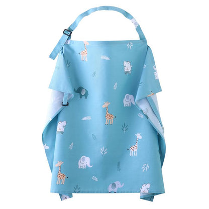 Breastfeeding Privacy Apron with Adjustable Neck Strap – Lightweight Cotton Feeding Shield for Moms – Portable Infant Nursing Drape