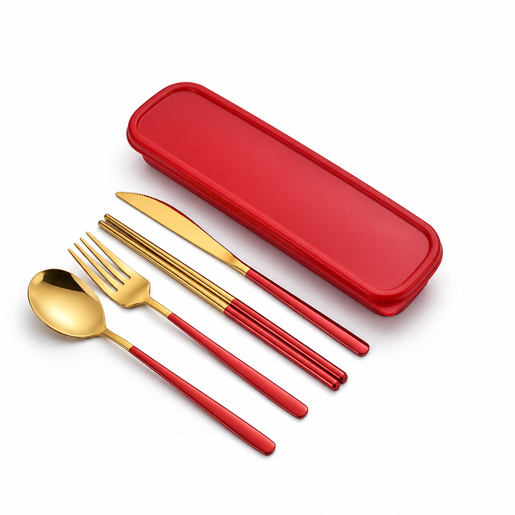 Eco-Friendly Stainless Steel Portable Cutlery Set