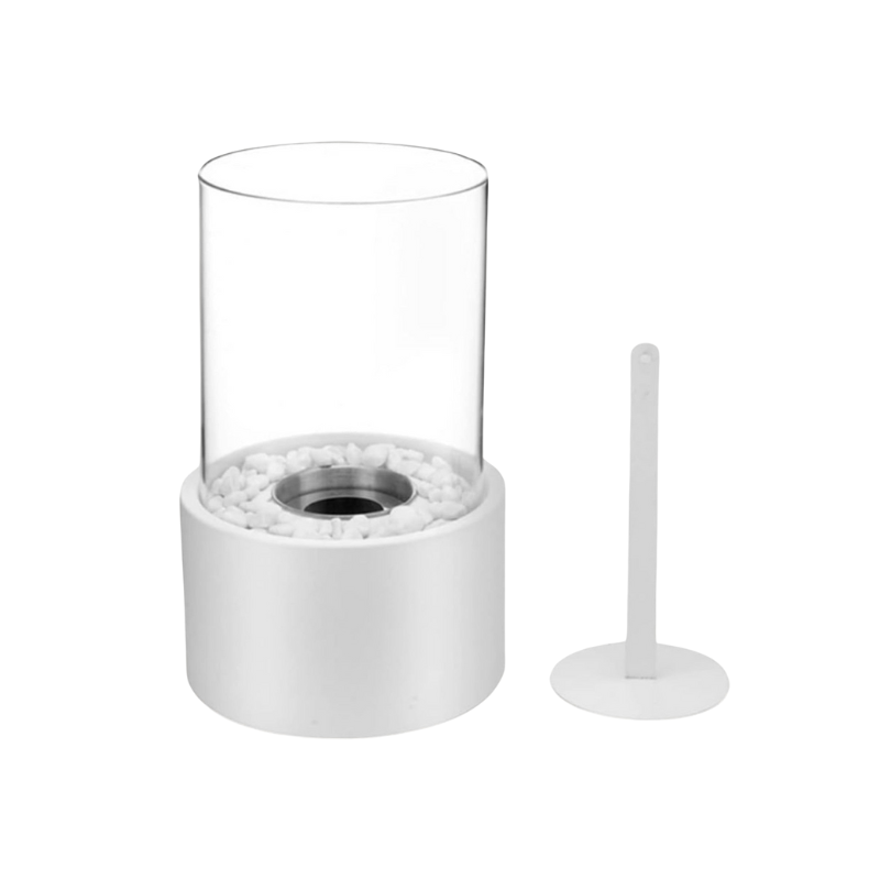 Tabletop Oil Lamp with Glass Chimney – Real Flame Ambient Lighting for Dinner Parties, Patios & Home Decor