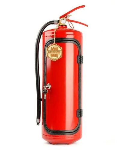 Hidden Fire Extinguisher Liquor Cabinet Decoy Safe for Bottle Storage Home Bar Man Cave Office Conversation Piece Metal Disguise