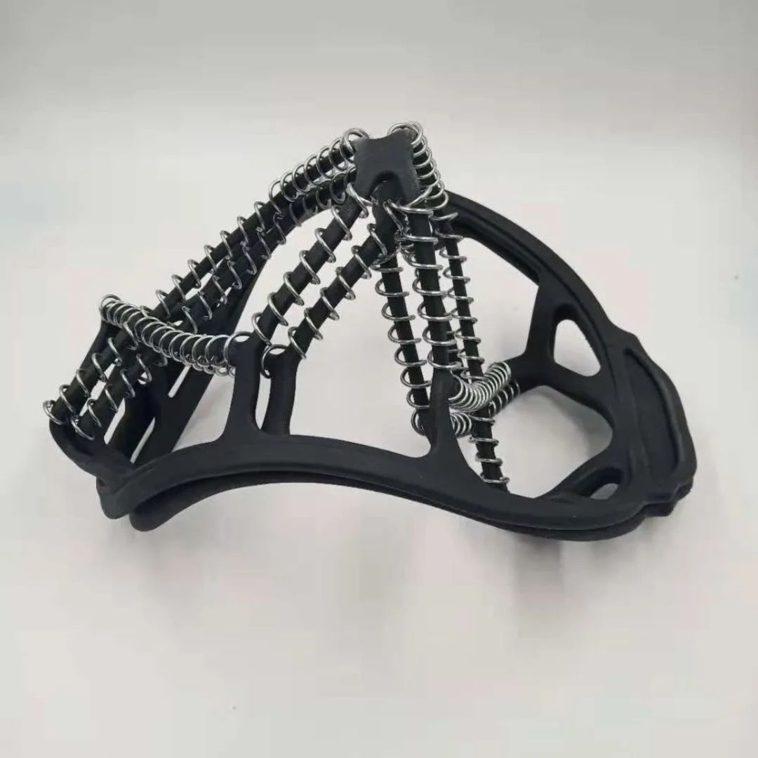 Ice Traction Cleats with Steel Coils for Snow & Ice Walking – Winter Shoe Grips for Men & Women