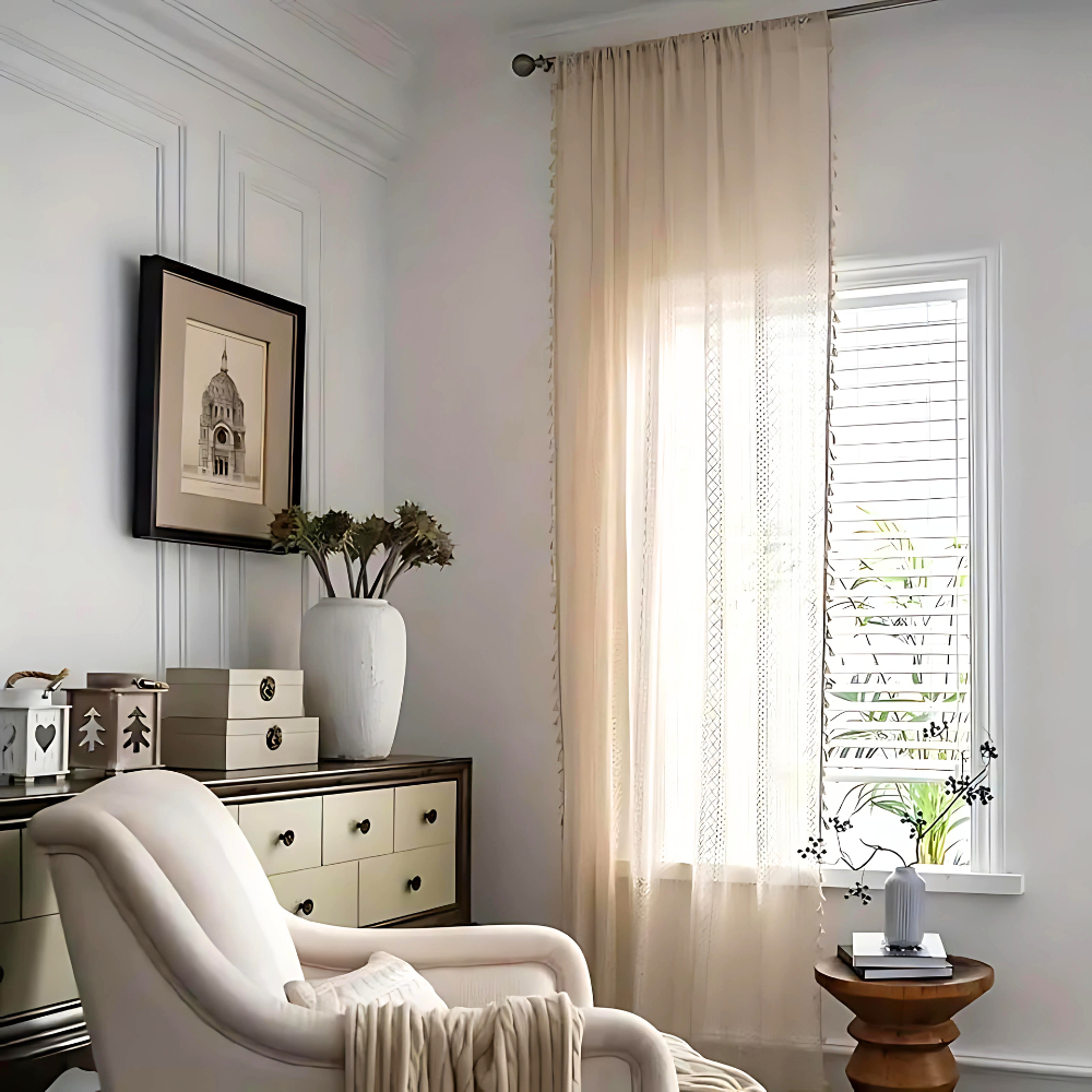 BohoLace – Crochet Tassel Curtain