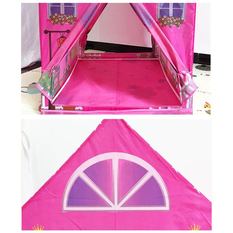 Kids Play Tent Castle Playhouse for Indoor & Outdoor – Pop-Up Hideaway Fort for Toddlers Girls Boys – Portable Lightweight Folding Cottage