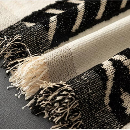 Chera Sofa Cover - Chenille, Chevron Pattern, Anti-Slip Slipcover