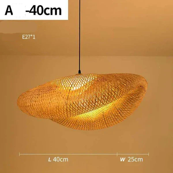 Handwoven Rattan Pendant Light Fixture Natural Woven Ceiling Lamp Rustic Farmhouse Hanging Light for Dining Room Kitchen Island Boho Home