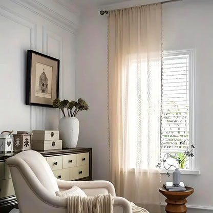 BohoLace – Crochet Tassel Curtain