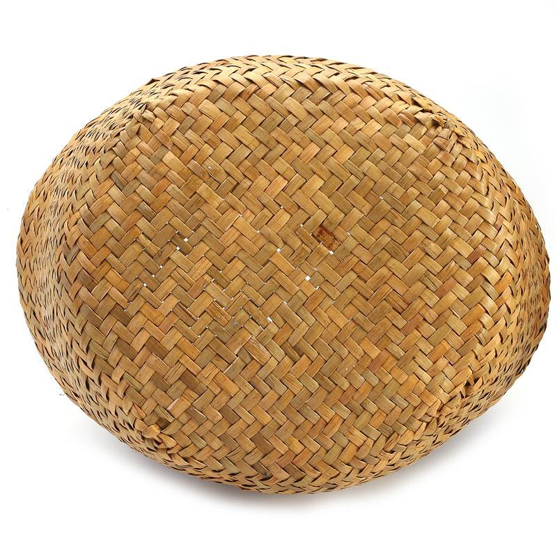 Artisan Rattan Planter or Storage Basket with Handles