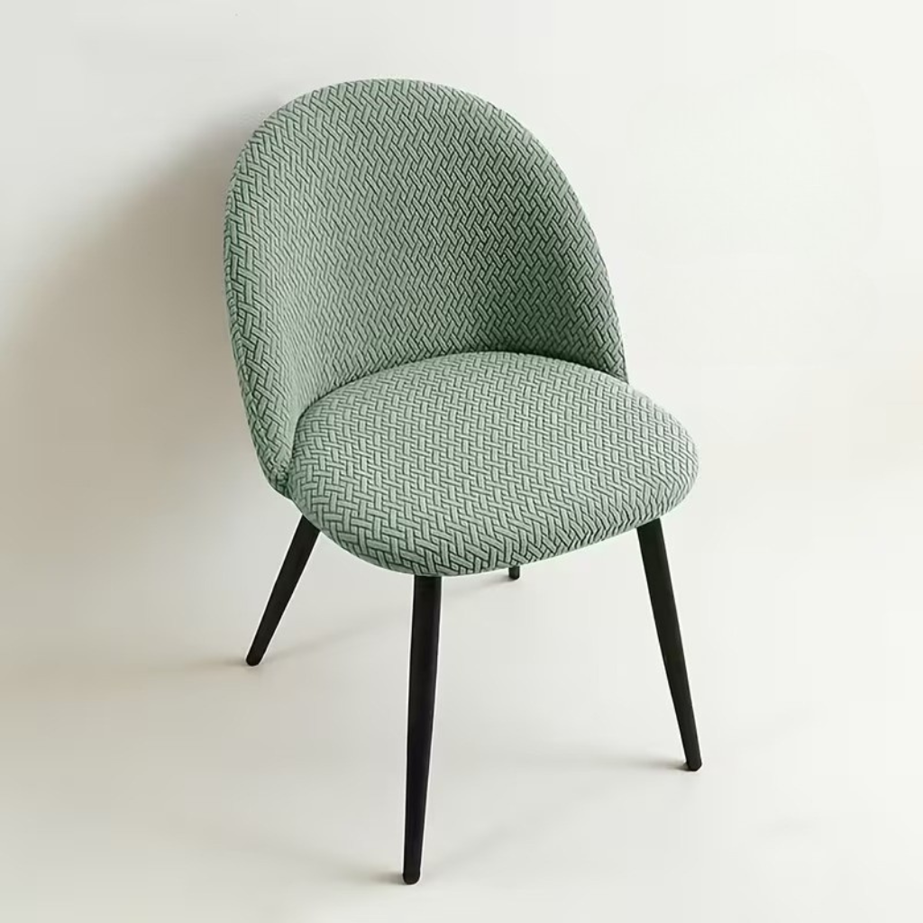 Stretch Dining Chair Slipcovers - Removable Washable Seat Protectors for Kitchen & Dining Room Furniture, Fitted Elastic Chair Covers for