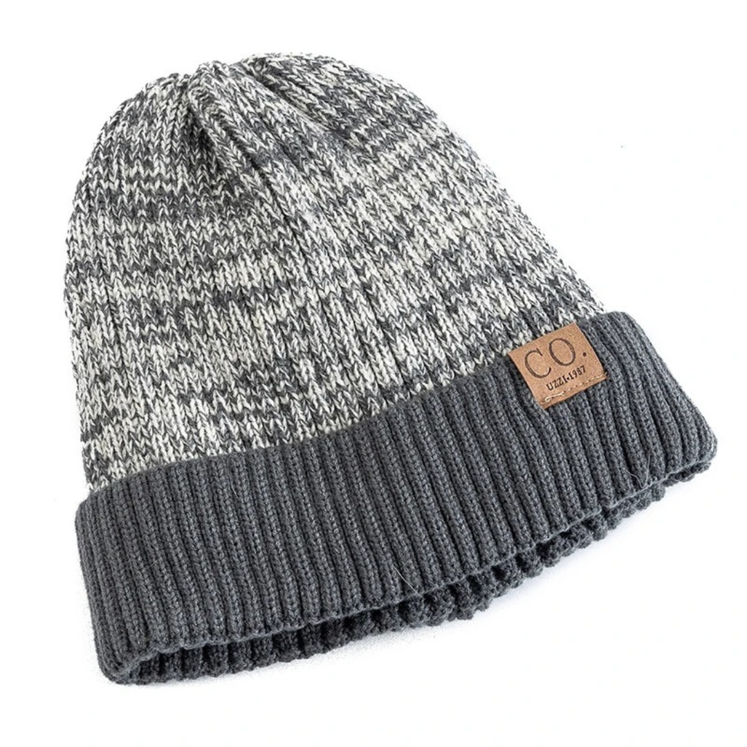 Fleece-Lined Knit Winter Beanie Hat for Men & Women – Warm Thermal Skull Cap – Cold Weather Headwear for Outdoors & Everyday