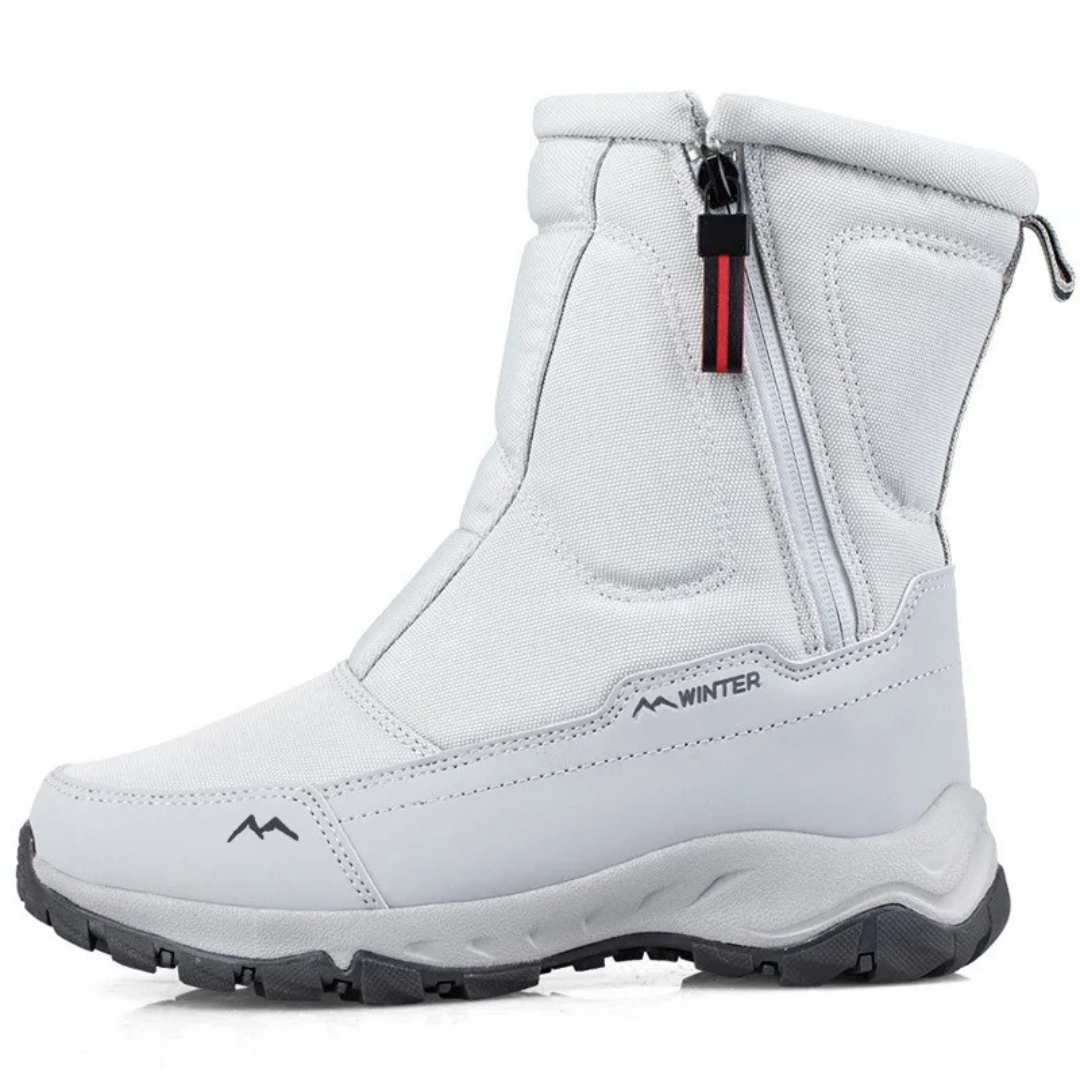 Insulated Waterproof Snow Boots for Women – Slip-Resistant Winter Footwear with Plush Lining for Cold Weather