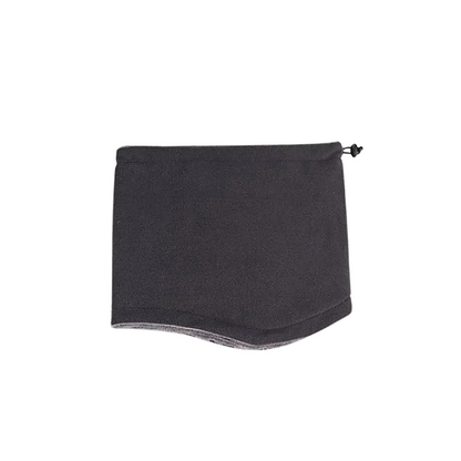 Adjustable Fleece Neck Gaiter with Drawstring for Winter Sports & Outdoor Activities – Versatile Face Cover