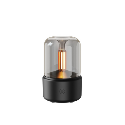 Essential Oil Diffuser Night Light | Ultrasonic Mist Aromatherapy Humidifier with Soft Glow LED | Quiet for Bedroom Living Room Office