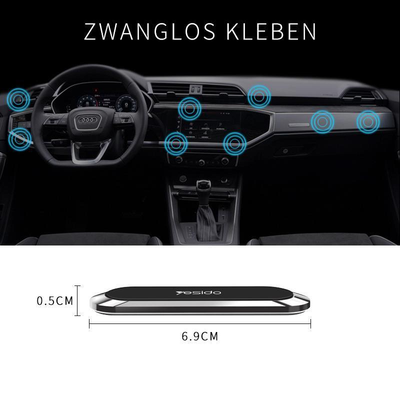 Magnetic Phone Mount for Car Dashboard & Vent - 360° Swivel Holder with Nano Gel Pad - Hands-Free Universal Smartphone Stand for Vehicle