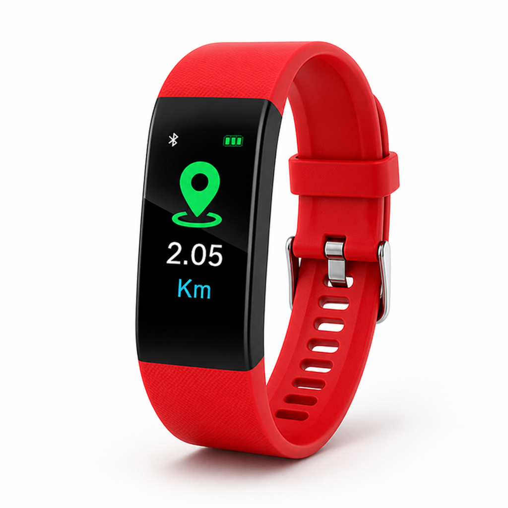 Simple LED Heart & Blood Pressure Senior Smartwatch