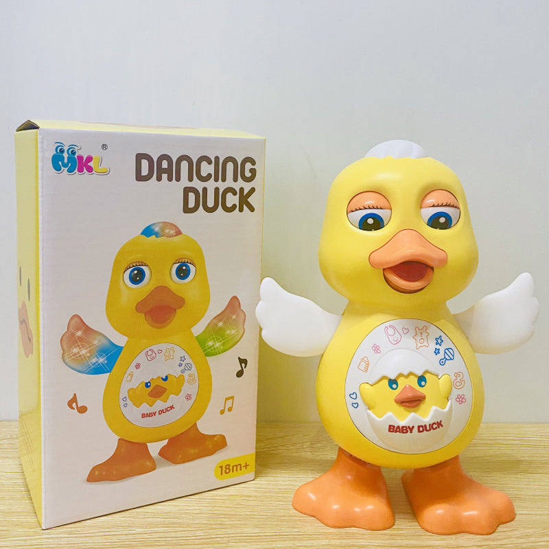 Interactive Musical Duck Toy with Lights and Motion for Infants and Toddlers – Crawling Encouragement, Sensory Development Activity