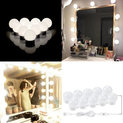 Vanity Mirror Light Kit Dimmable USB Natural White