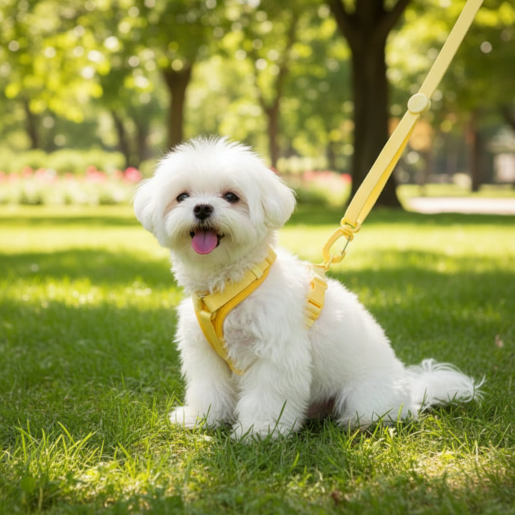 PAWGLEAM – Reflective Pet Harness Leash Set