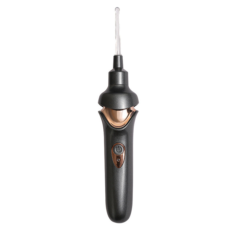 Electric Ear Wax Removal Tool with Soft Silicone Tips for Safe Home Ear Cleaning, USB Rechargeable Cordless Earwax Remover Kit with 5