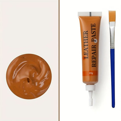 Leather & Vinyl Repair Kit for Couches, Car Interiors & Upholstery – 12 Color Options for Furniture Touch-Ups