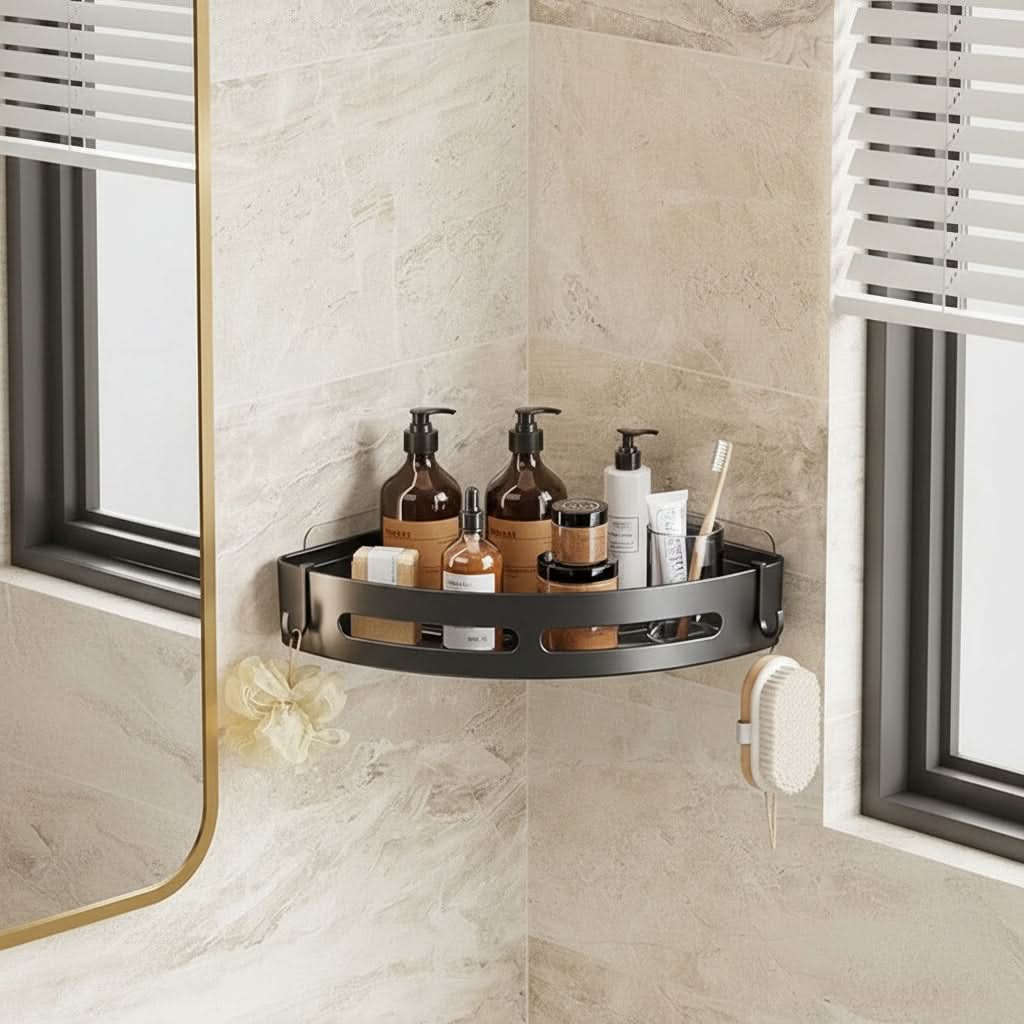 STORAVEX – No Drill Adhesive Shower Shelf Organizer