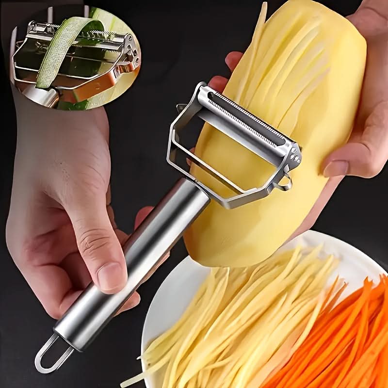 SLICEFLEX – Stainless Steel Vegetable Peeler & Julienne Slicer