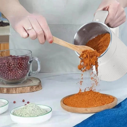 Electric Grain Mill for Fresh Flour – Kitchen Grinder for Wheat, Oats, Rice & Coffee Beans – Compact Home Milling Machine for Baking &