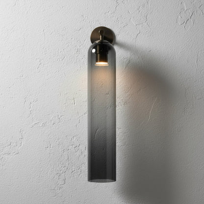Contemporary Glass Globe Wall Sconce with LED Bulb for Bedroom Dining Room Bathroom Foyer Kitchen Study