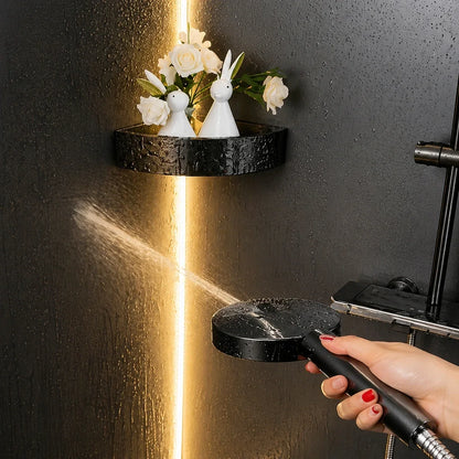Handheld Shower Head with Seven Spray Modes for Bathroom Upgrade & Daily Use | Adjustable Water Flow | Modern Cylindrical Design for Home Sh