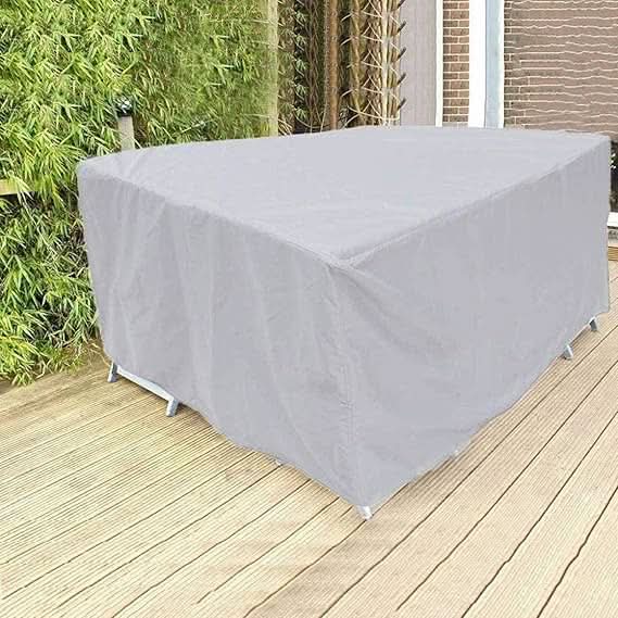 Patio Furniture Cover Waterproof Polyester UV Protection for Outdoor Table Chair Lounge Set All-Weather Heavy-Duty Yard Deck Terrace Porch G