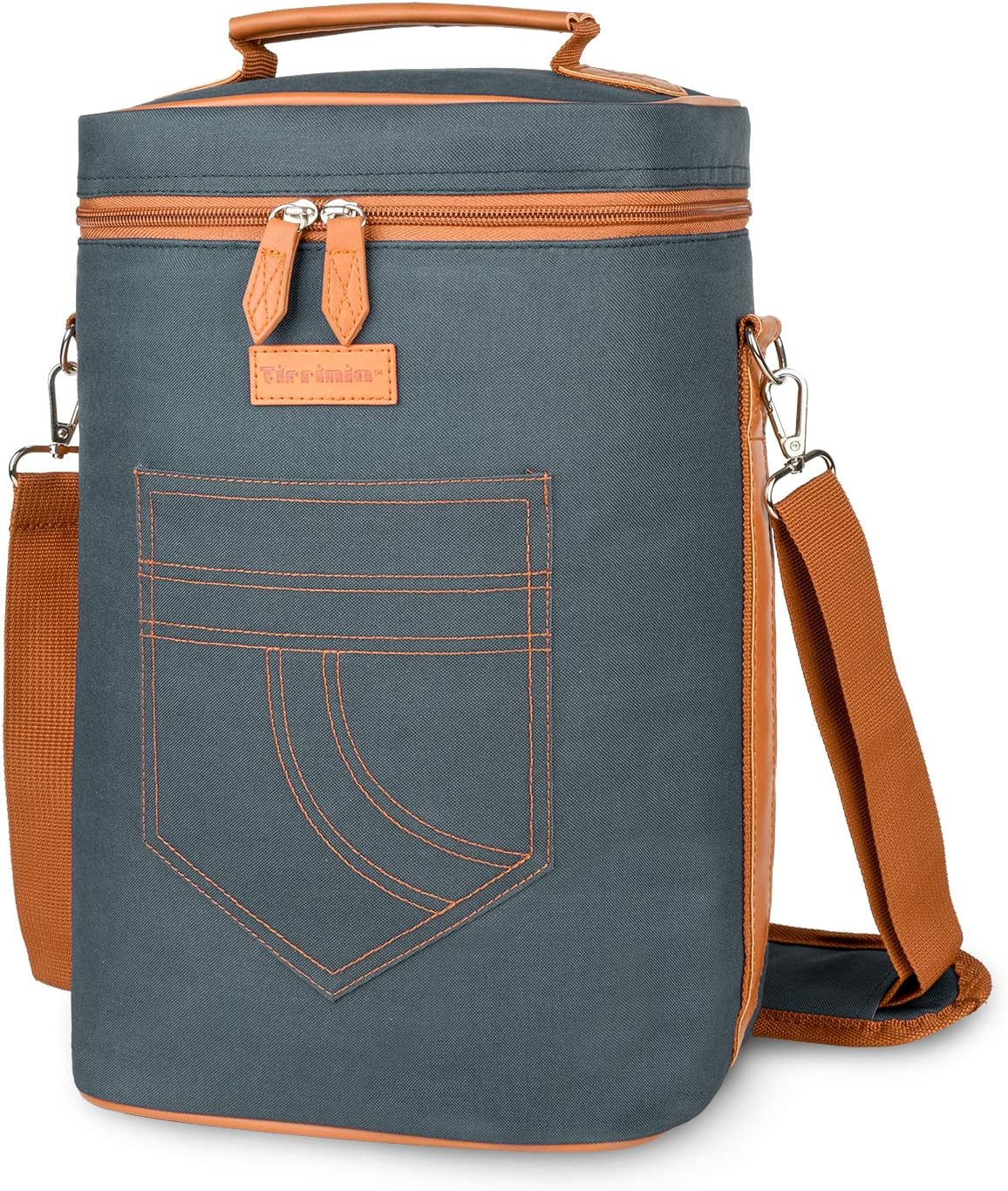 Insulated Wine Tote Carrier Bag with Padded Design | Leakproof Cooler for Travel and Parties