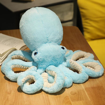 Jumbo Octopus Stuffed Animal Pillow – Soft Plush Toy for Kids & Adults – Huggable Cuddle Buddy for Bedroom Décor & Stress Relief