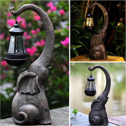 Enchanted Elephant Solar Lamp