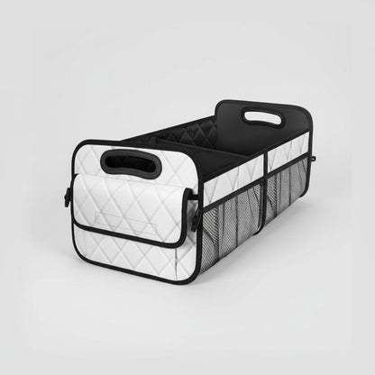 Trunk Organizer for SUV Car and Truck, Waterproof Collapsible Car Trunk Organizer with Compartments, Foldable Car Storage Box