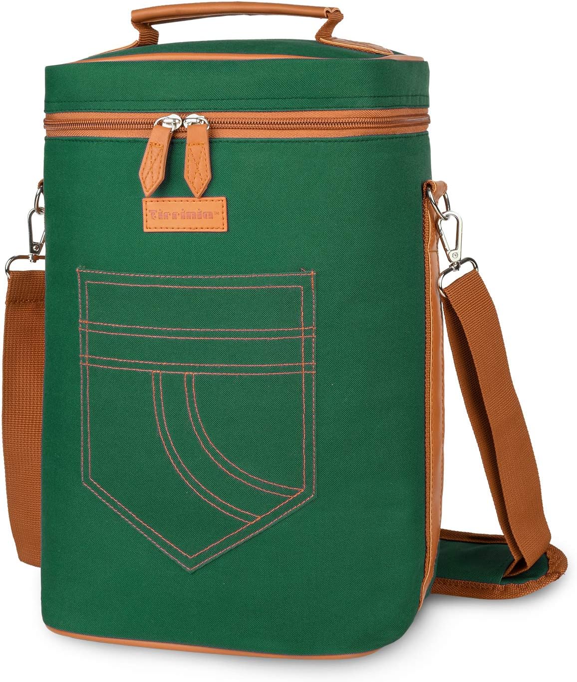 Insulated Wine Tote Carrier Bag with Padded Design | Leakproof Cooler for Travel and Parties