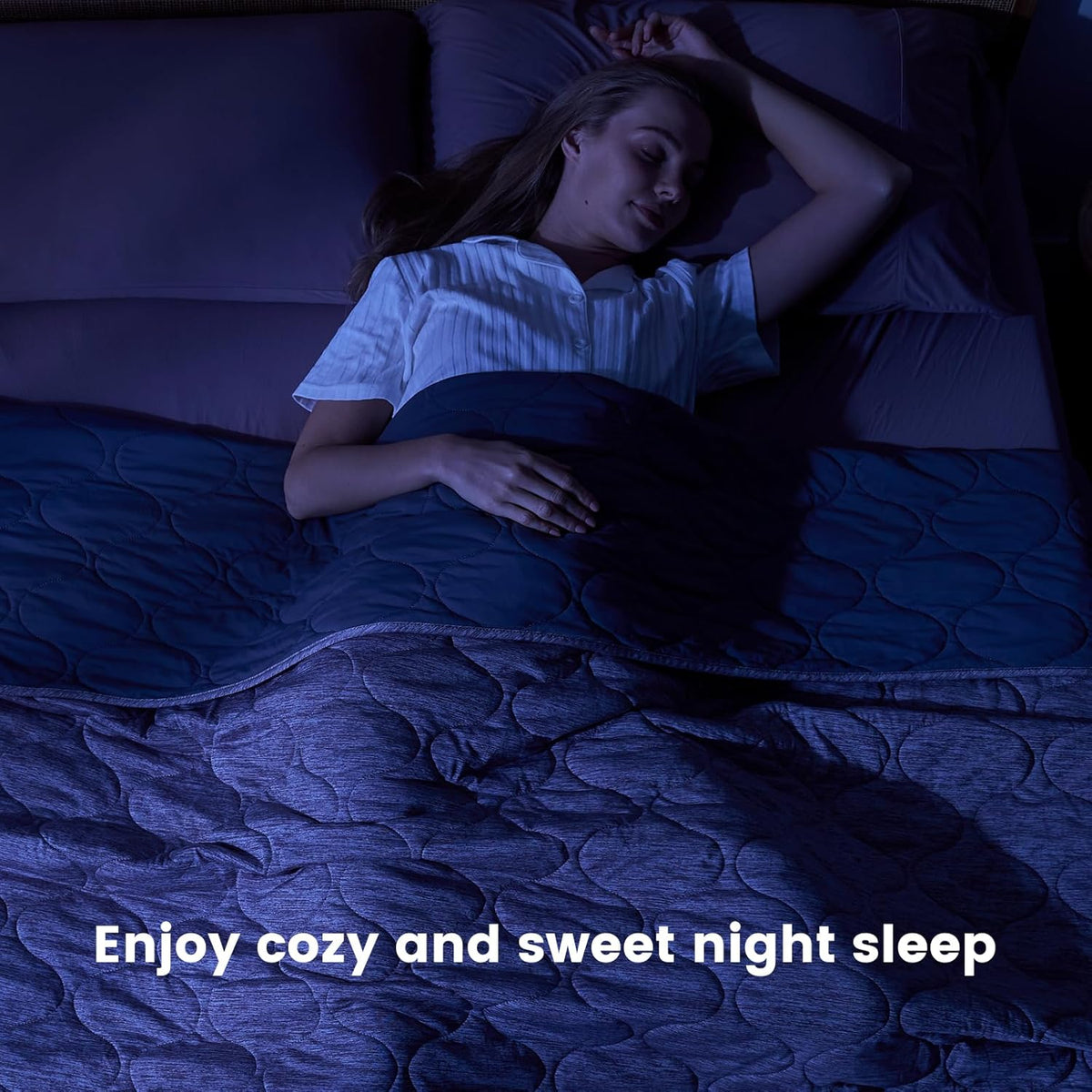 Ortekor Cozy | Cooling Dual-Sided Blanket for Hot Sleepers with Soft Breathable Fabric | Lightweight Throw for Comfortable Sleep