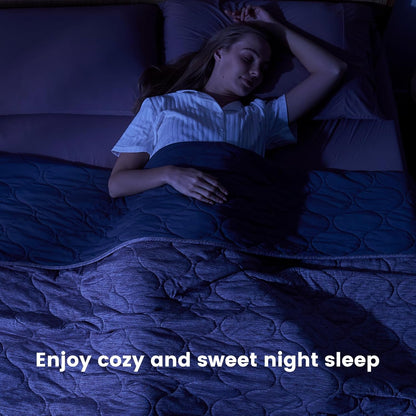 Ortekor Cozy | Cooling Dual-Sided Blanket for Hot Sleepers with Soft Breathable Fabric | Lightweight Throw for Comfortable Sleep