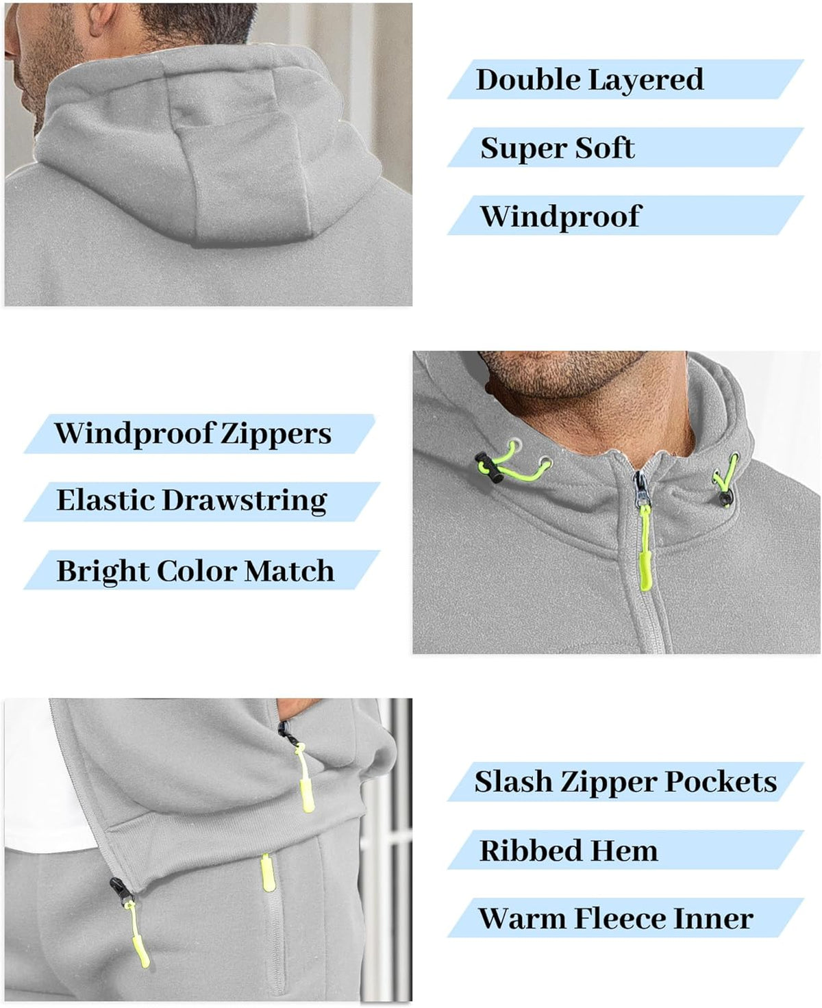 Men's Athletic Two-Piece Jogger Set with Pullover and Pants – Lightweight Breathable Tracksuit for Training, Gym & Casual Lounge Wear