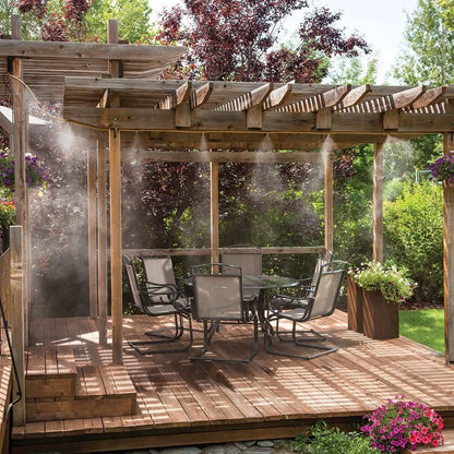MistFlow Pro – Outdoor Cooling Irrigation System – Fine Mist Garden Solution