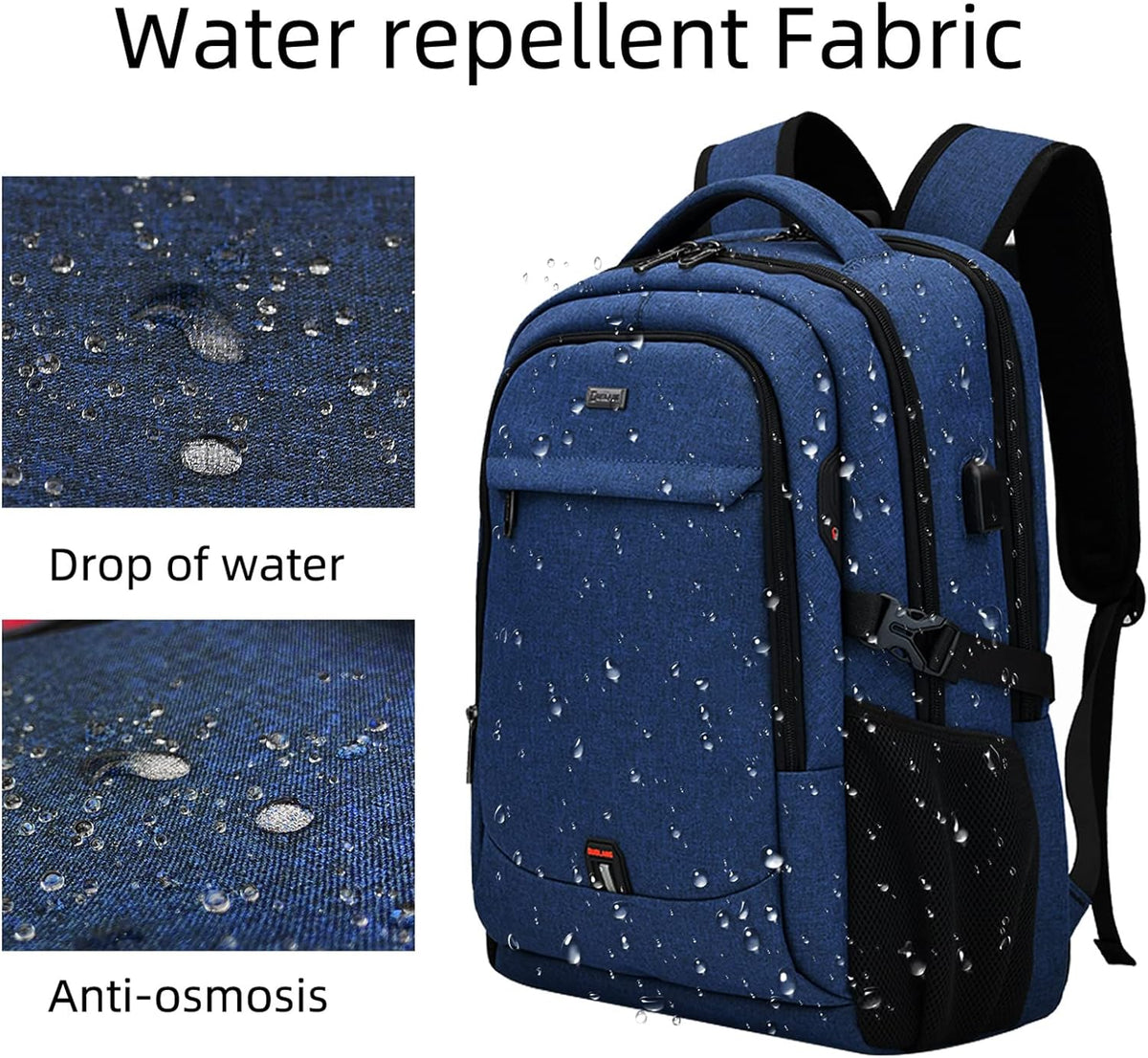 Tech-Ready Laptop Backpack with Charging Port, Anti-Theft Pocket & Multi-Day Compartments for Commute & Travel