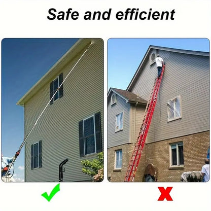 Extendable High-Pressure Washer Wand Kit – Cleaning Lance for Gutters, Roofs & Walls with Nozzles