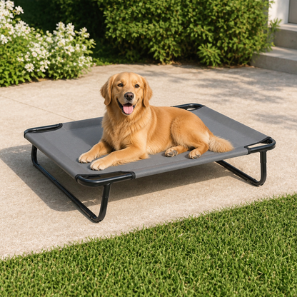 Ortekor Elevated Iron Frame & Breathable Dog Bed (No Filler)
