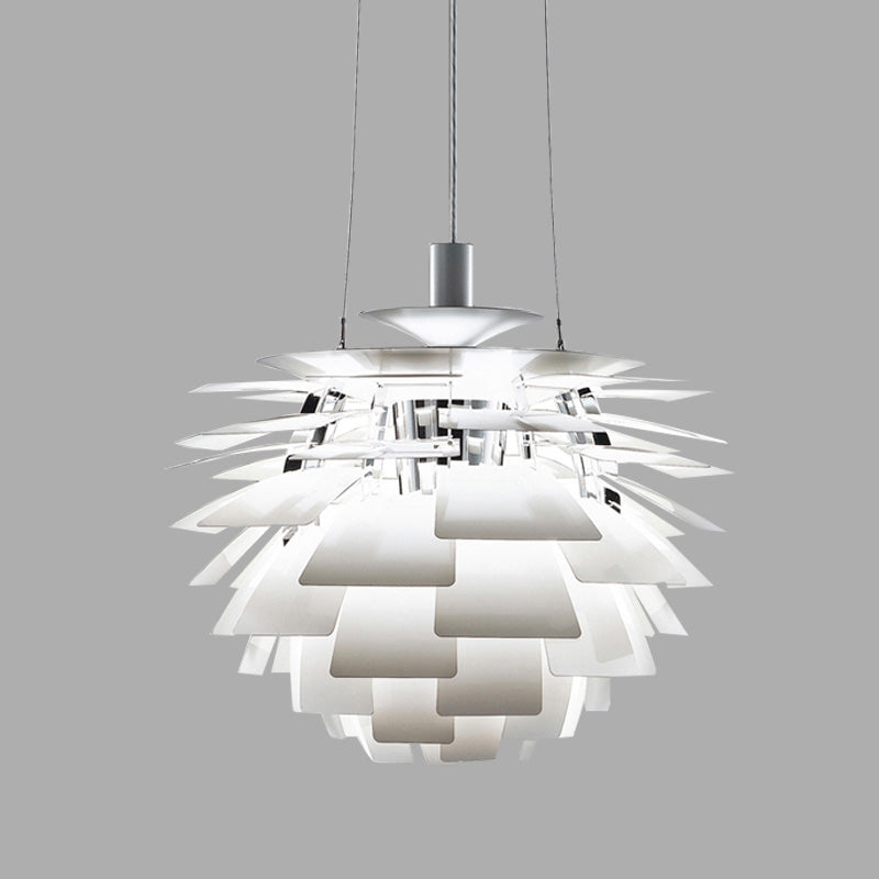 Layered Metal Fixture 19 in Wide Warm White E27 Socket Adjustable Height Kitchen Island Dining Room Cord Suspended Overhead Lighting Texture