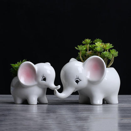 Ceramic Elephant Plant Pot