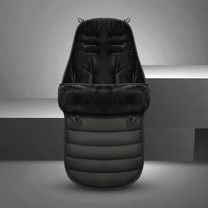 Insulated Stroller Footmuff & Sleep Sack for Infants – Windproof Cotton Bunting Bag with Dual Zippers for Prams, Car Seats & Indoor Use