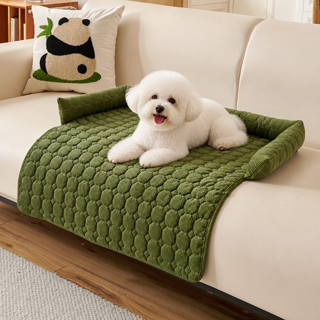 Ortekor Non-Slip & Scratch-Resistant Plush Pet Mat