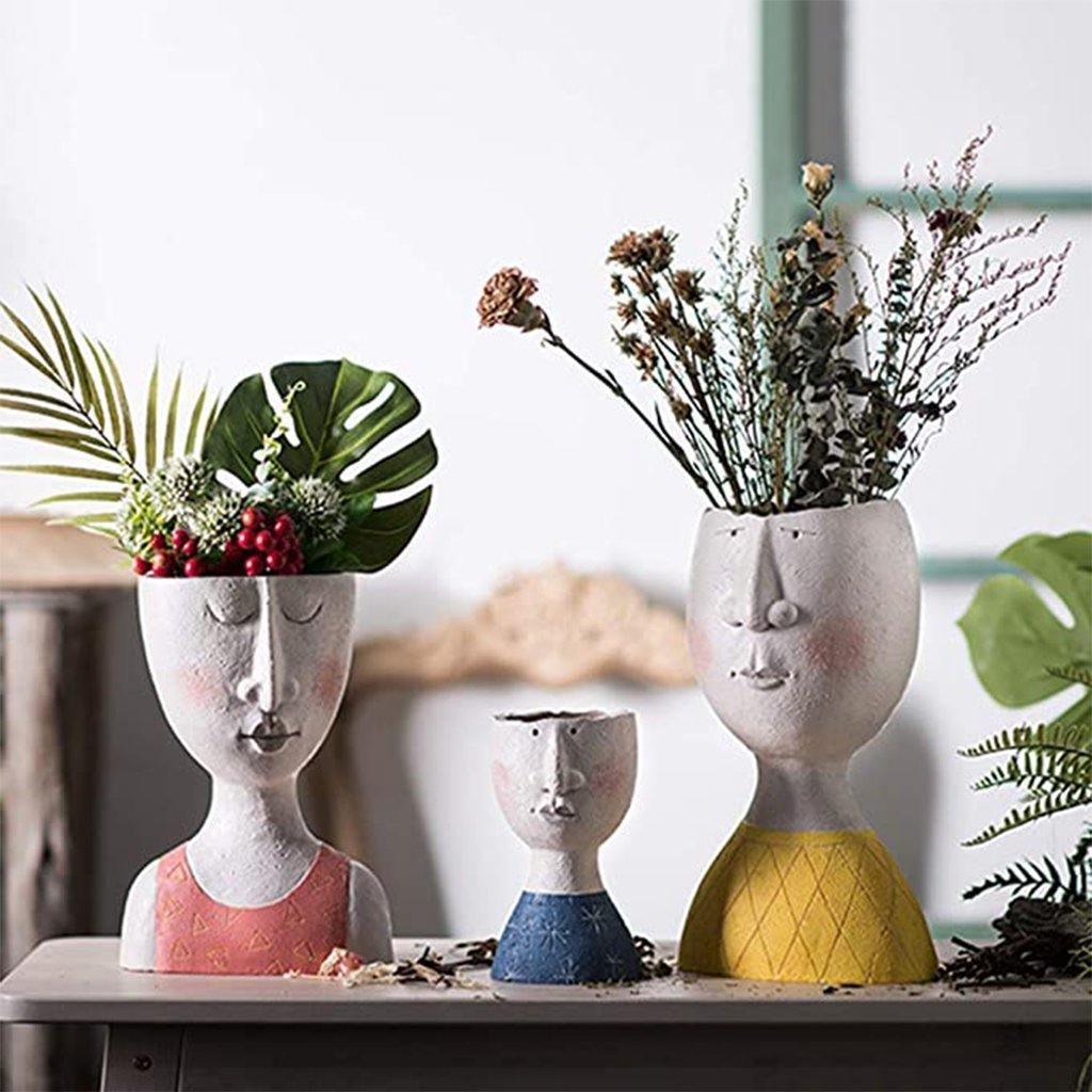 Persona Caricature Sculpture Pot